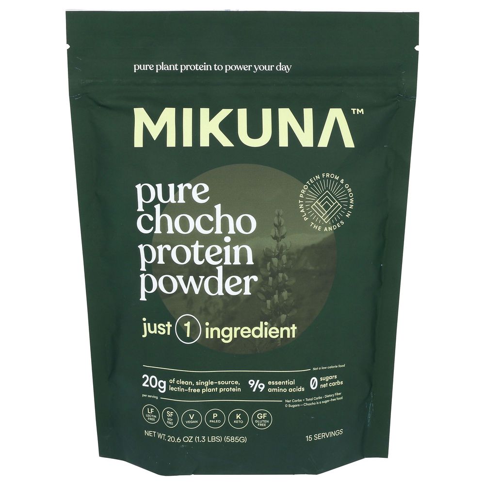 Mikuna Pure Chocho Protein Powder, 20.6 Ounce
