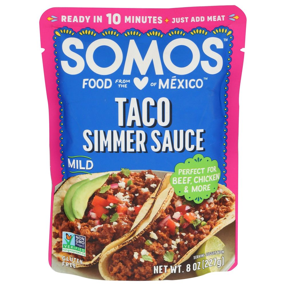 Somos Taco Mild Simmer Sauce, 8 Ounce -- 6 Per Case