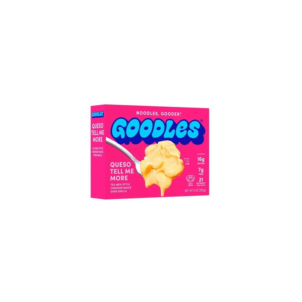Goodles Deluxe Queso Tell Me More White Cheddar Mac And Cheese, 9 Ounce -- 8 Per Case