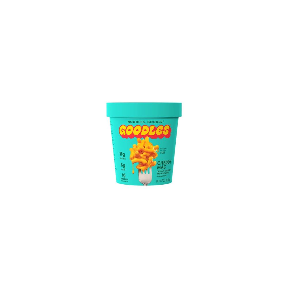 Goodles Cheddy Mac Creamy Cheddar Mac And Cheese, 2.2 Ounce Cup -- 12 Per Case