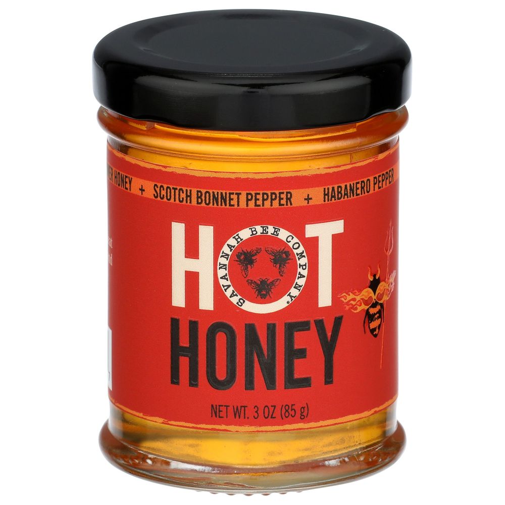 Savannah Bee Company Hot Honey, 3 Ounce -- 12 Per Case