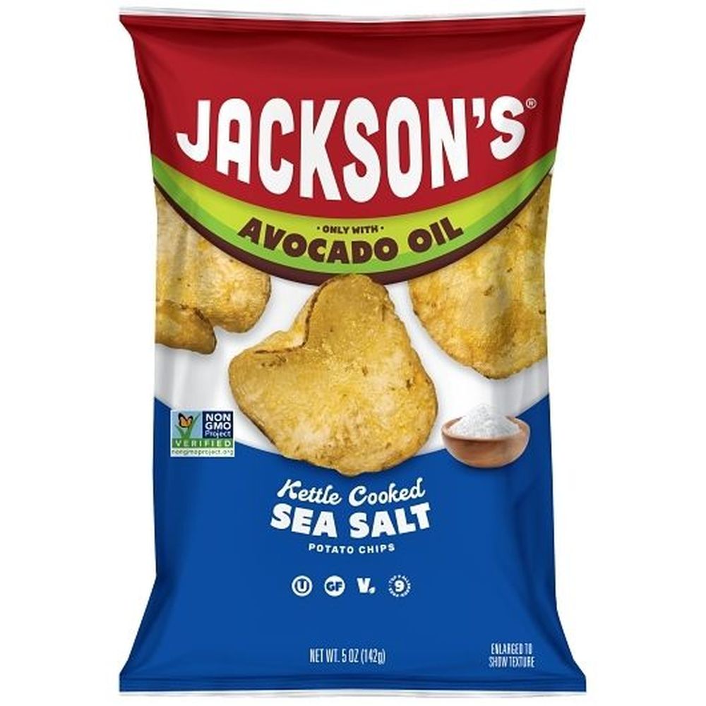 Sea Salt Kettle Cooked Potato Chips in Avocado Oil