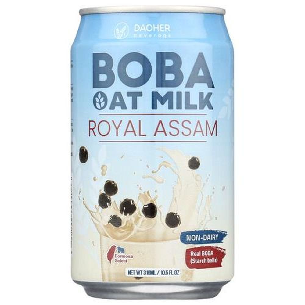 Daoher Royal Assam Boba Oatmilk Tea, 10.5 Fluid Ounce -- 12 Per Case