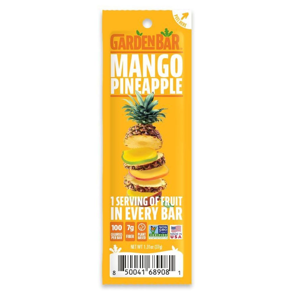 Garden Bar Mango Pineapple Snack Bar, 1.31 Ounce -- 12 Per Case