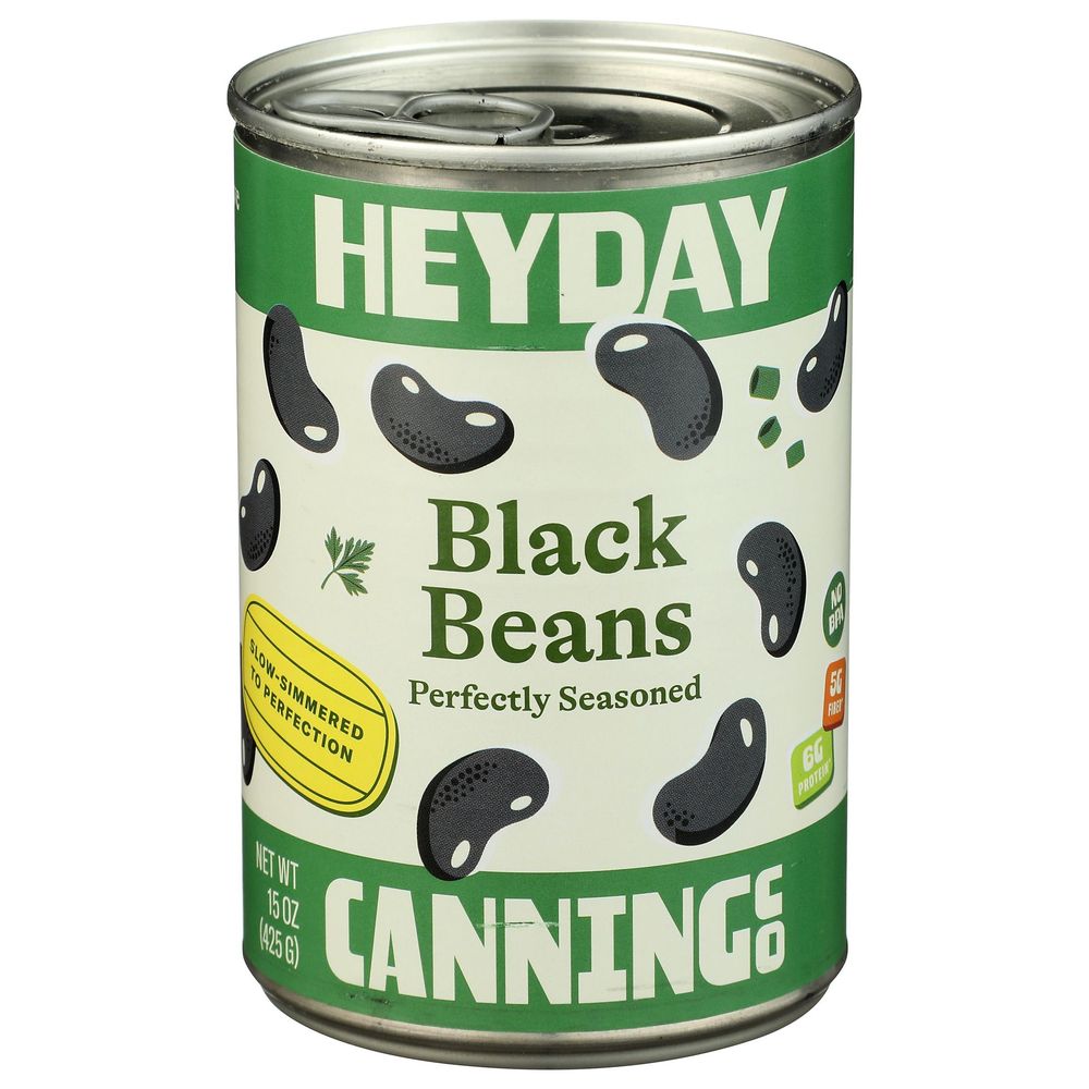 Heyday Perfectly Seasoned Black Beans, 15 Ounce -- 12 Per Case