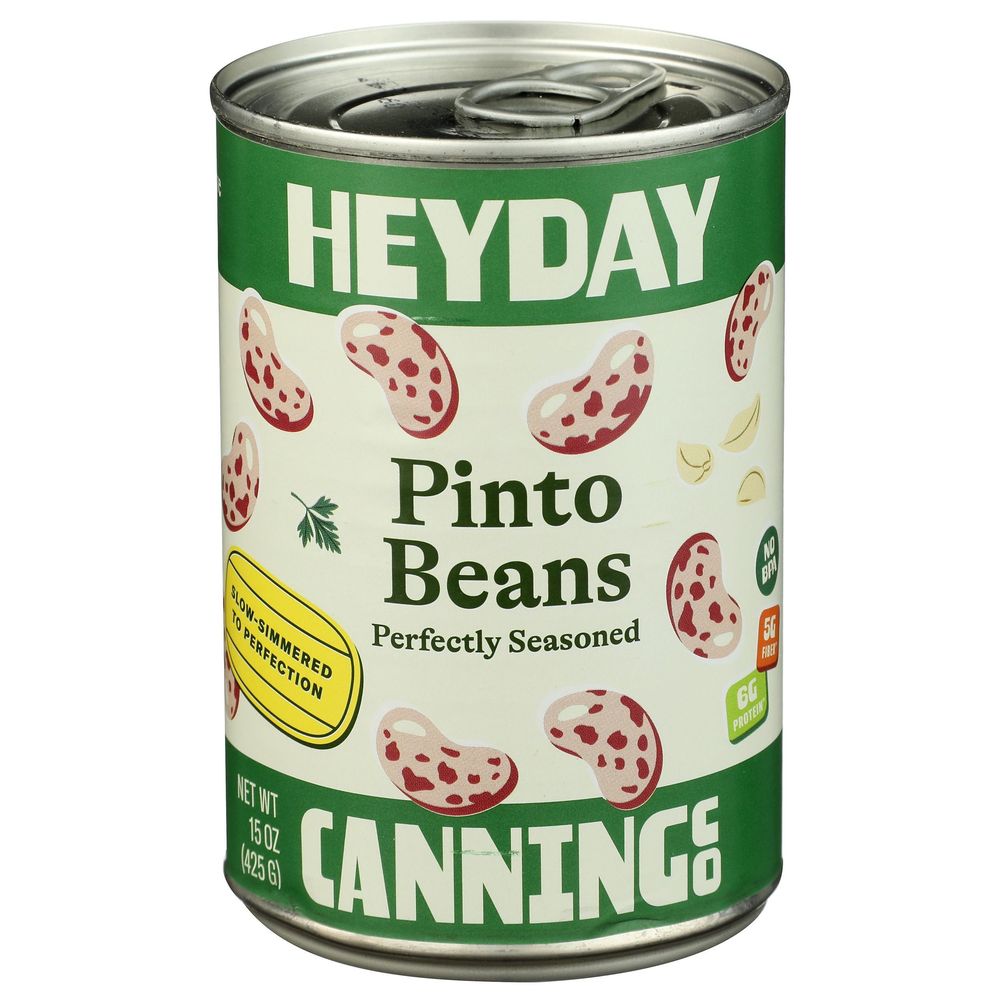 Heyday Perfectly Seasoned Pinto Beans, 15 Ounce -- 12 Per Case