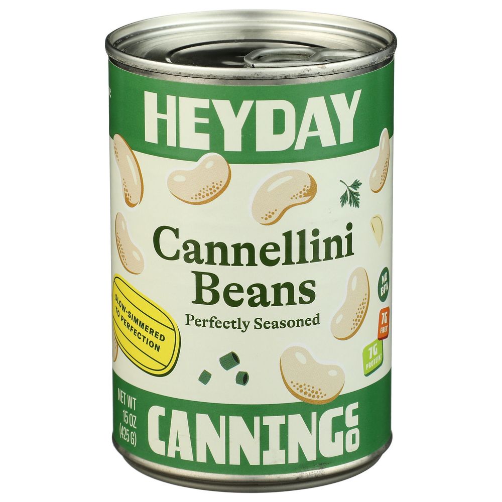 Heyday Perfectly Seasoned Cannellini Beans, 15 Ounce -- 12 Per Case