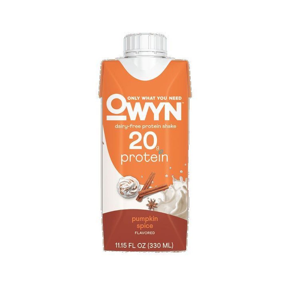 Pumpkin Spice Flavored Protein Shake