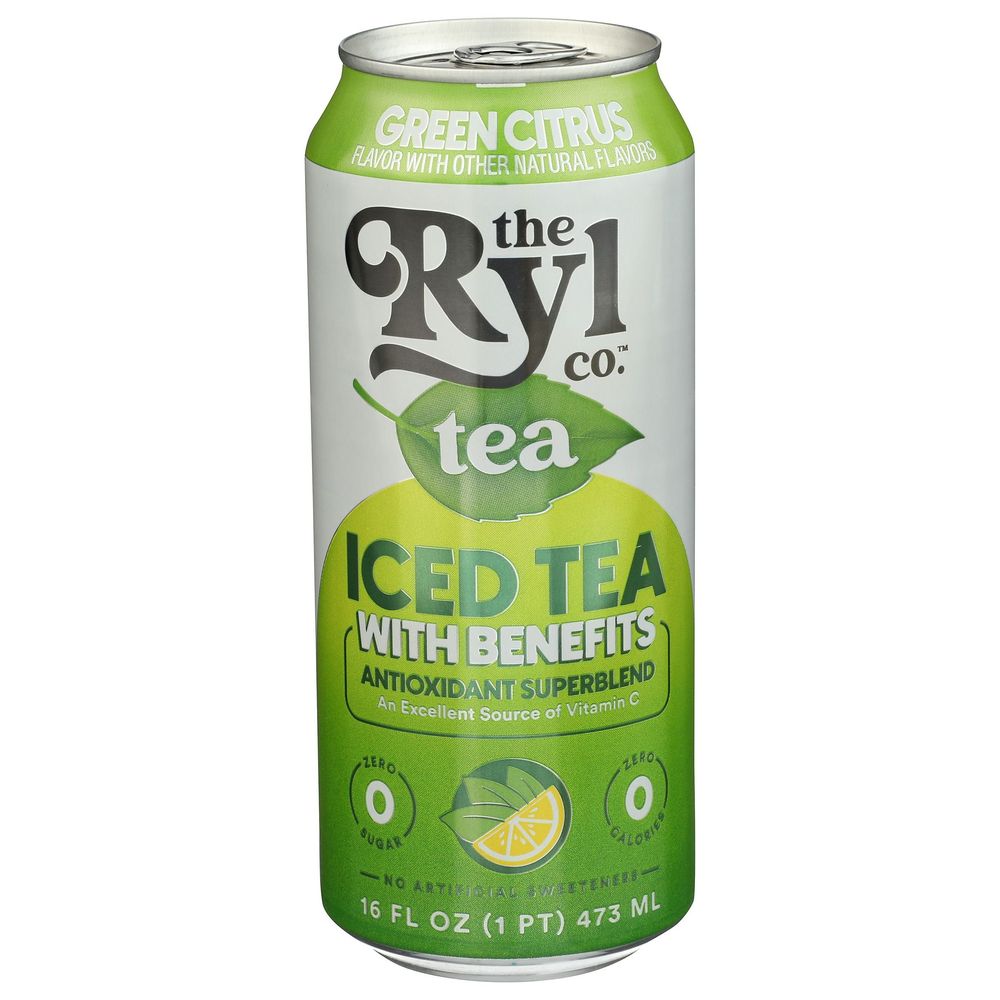 The Ryl Citrus Green Iced Tea, 16 Fluid Ounce -- 12 per case