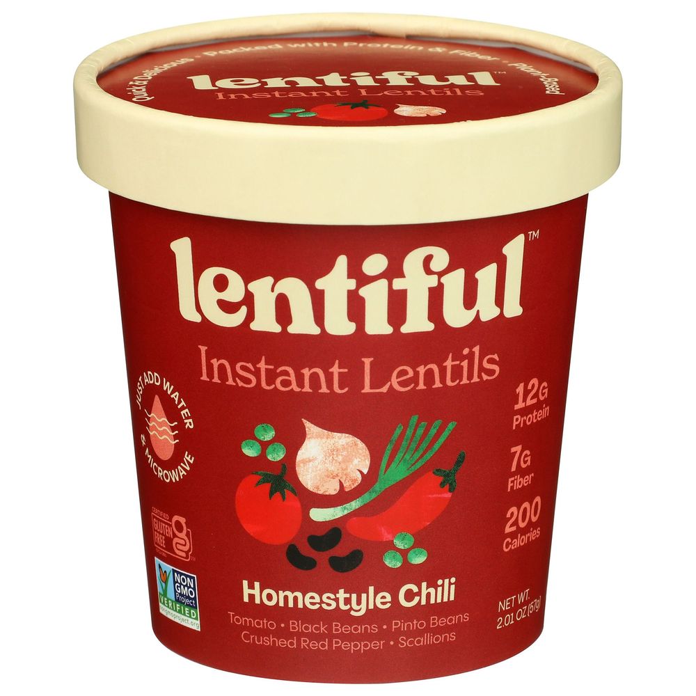Lentiful Homestyle Chili Instant Lentils, 2.01 Ounce -- 8 Per Case