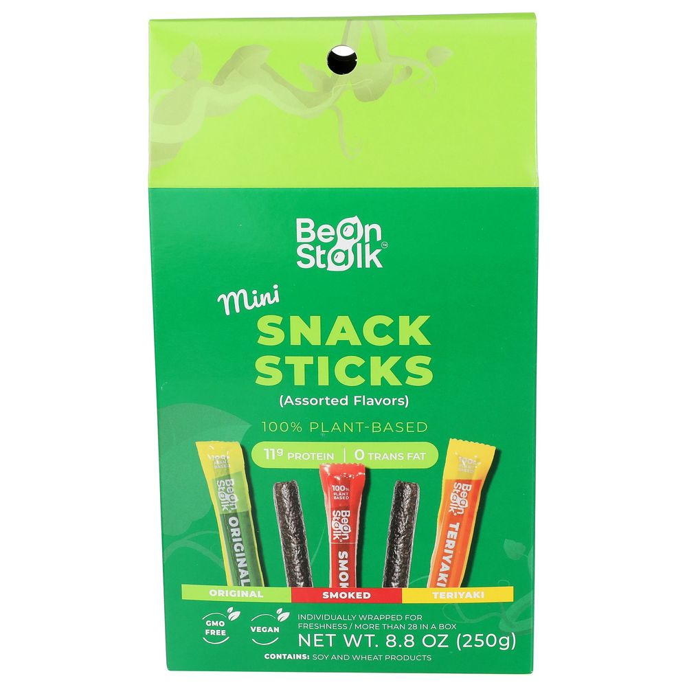 Bean Stalk Assorted Mini Snack Sticks, 8.8 Ounce -- 6 Per Case