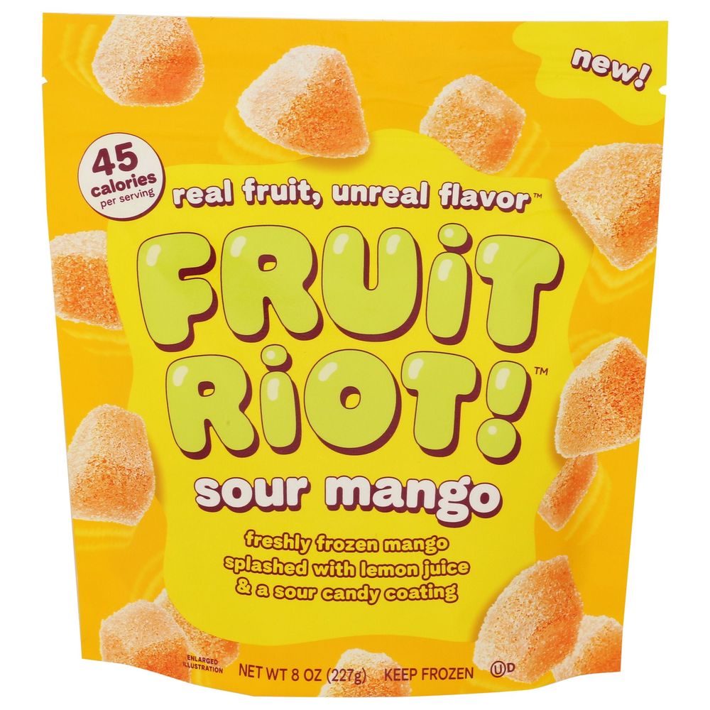 Fruit Riot Sour Mango, 8 Ounce -- 6 Per Case