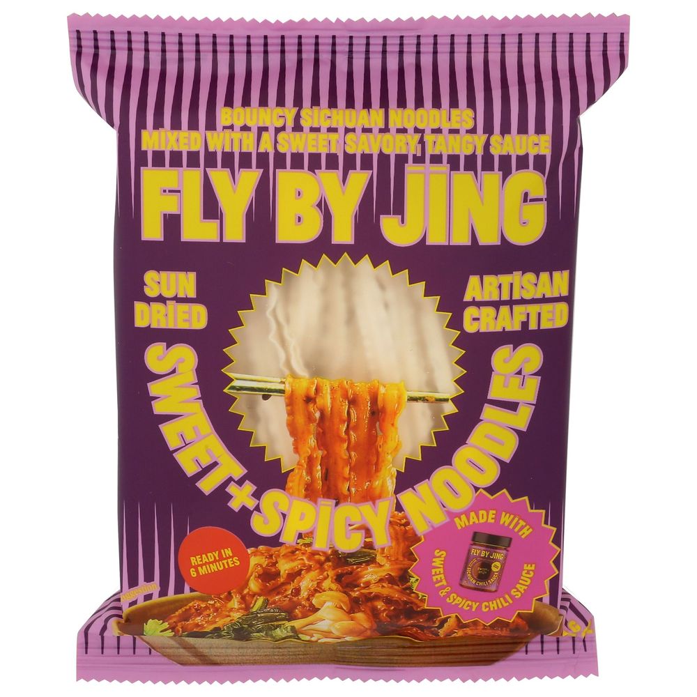 Fly By Jing Sweet And Spicy Noodles, 4.02 Ounce -- 6 Per Case