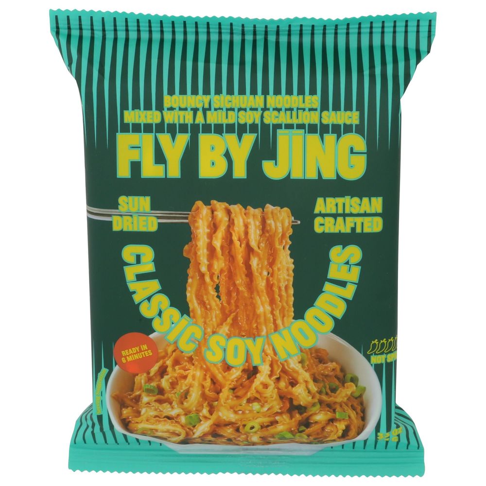 Fly By Jing Classic Sun Dried Soy Noodles, 3.45 Ounce -- 6 Per Case