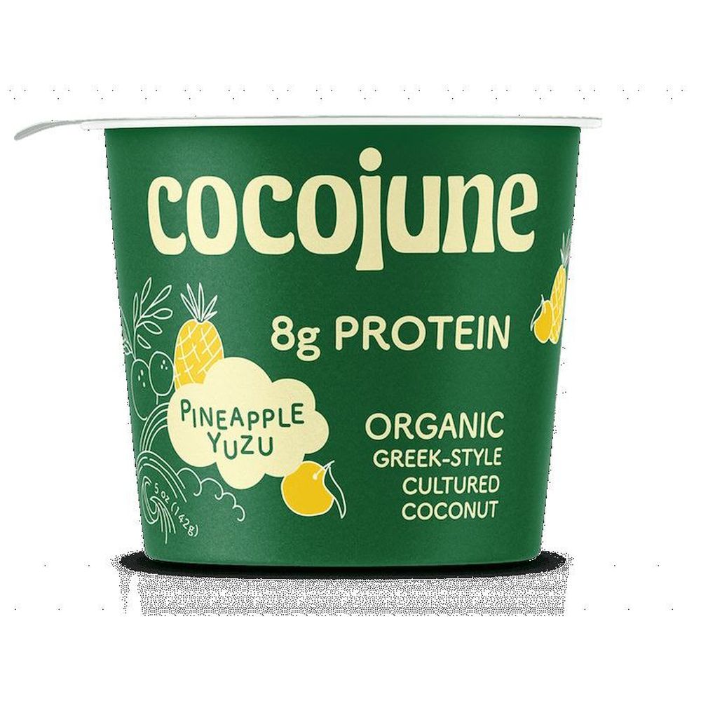 Organic Pineapple Yuzu Greek-Style Cultured Coconut Yogurt