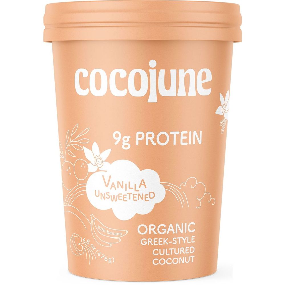Organic Vanilla Unsweetened Greek-Style Cultured Coconut Yogurt