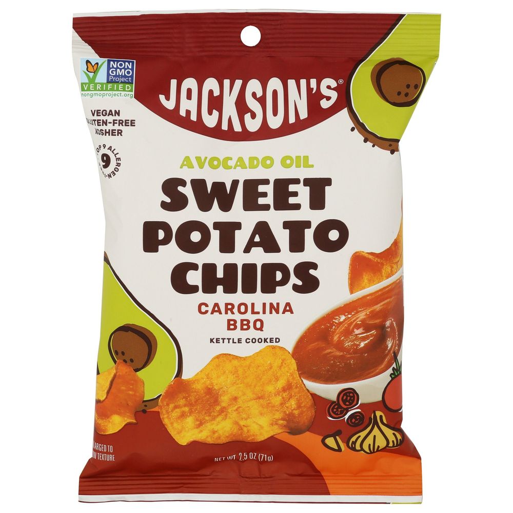 Carolina BBQ Avocado Oil Kettle Cooked Sweet Potato Chips