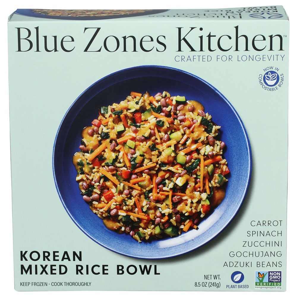 Blue Zones Kitchen Korean Mixed Rice Bowl, 8.5 Ounce -- 6 Per Case