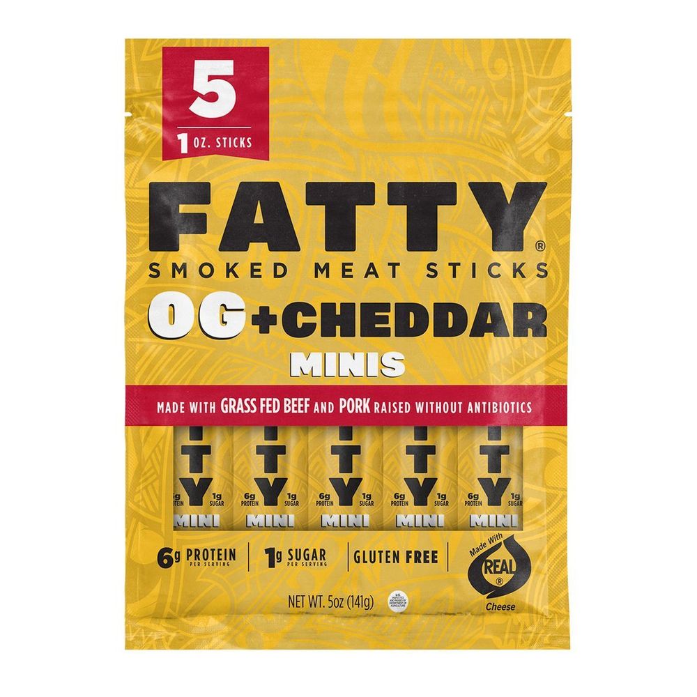 Minis OG Plus Cheddar Smoked Meat Sticks