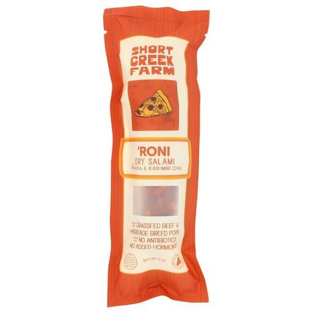 Short Creek Farm Roni Dry Salami, 5 Ounce -- 8 Per Case