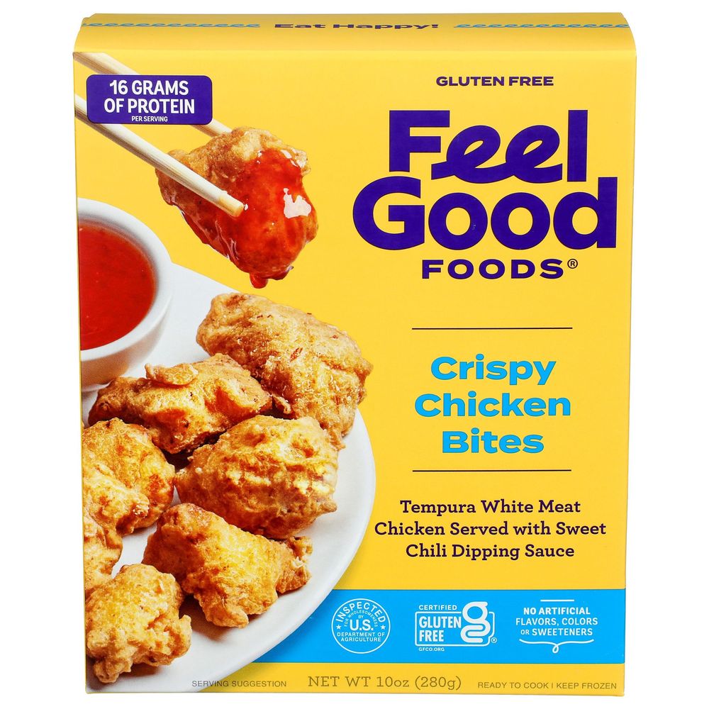 Feel Good Crispy Chicken Bites, 10 Ounce -- 9 Per Case