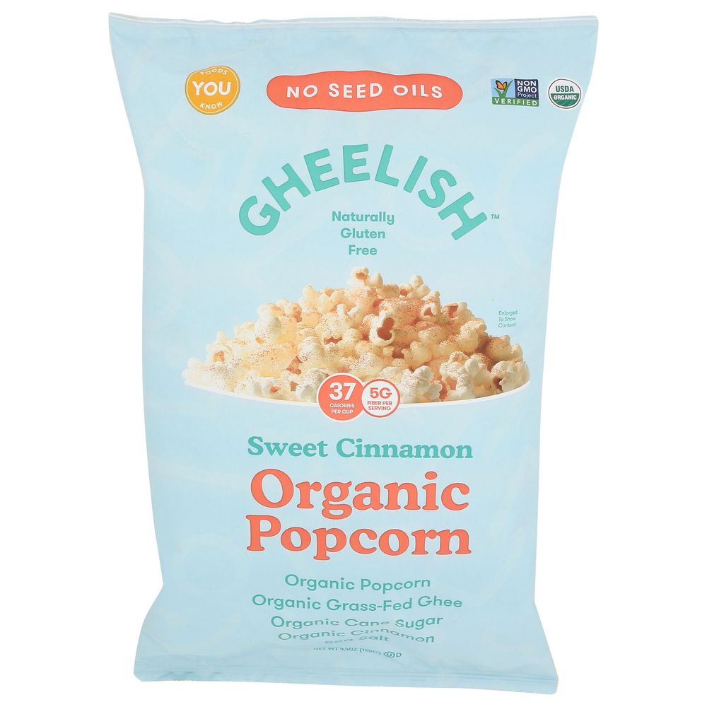 Organic Sweet Cinnamon Popcorn