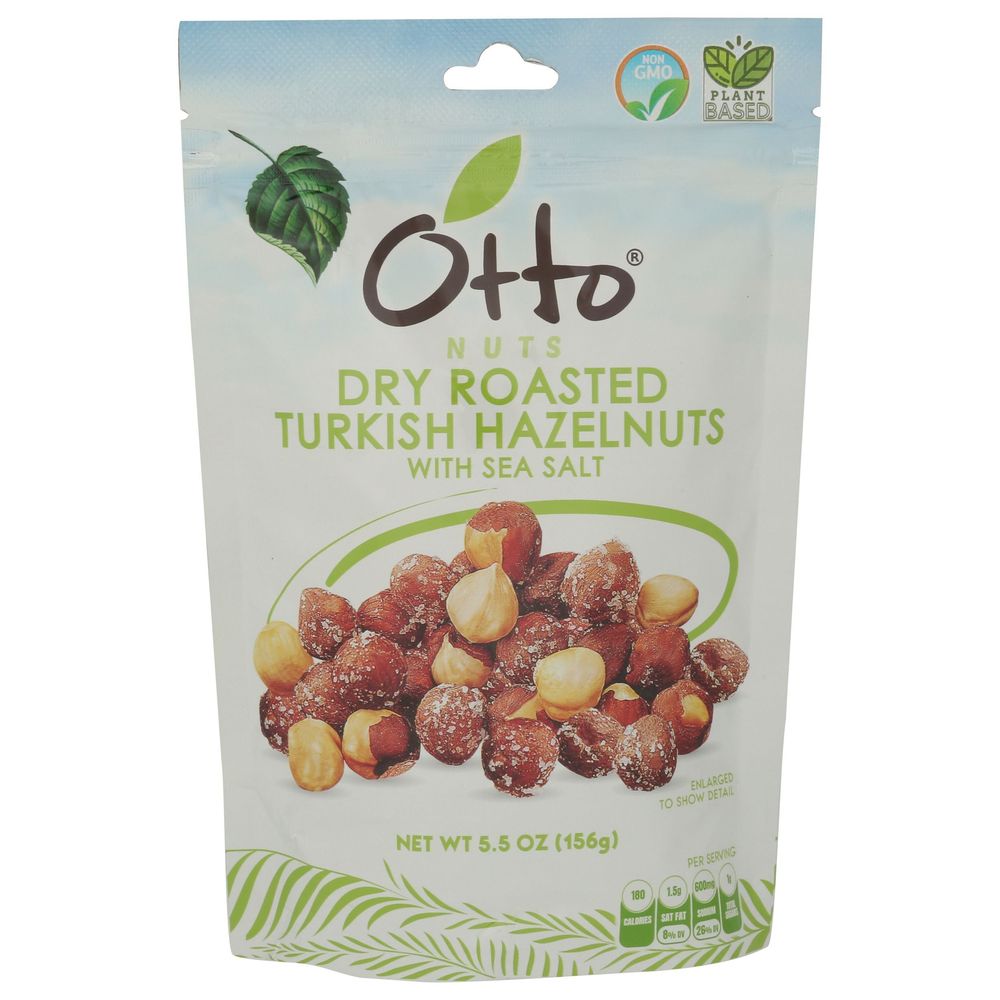 Otto Dry Roasted Turkish Hazelnuts With Sea Salt, 5.5 Ounce -- 6 Per Case