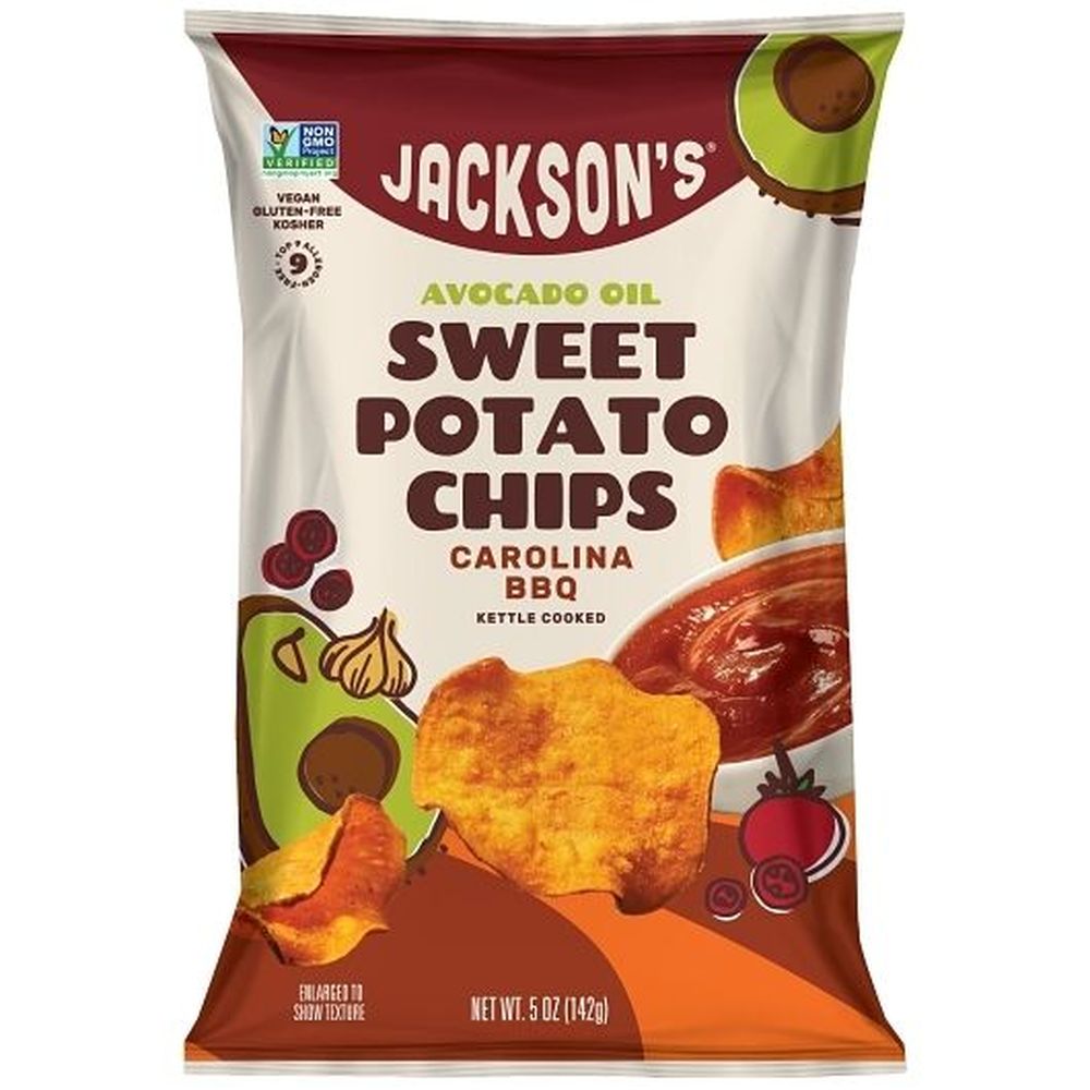 Carolina Bbq Sweet Kettle Cooked Potato Chips in Avocado Oil