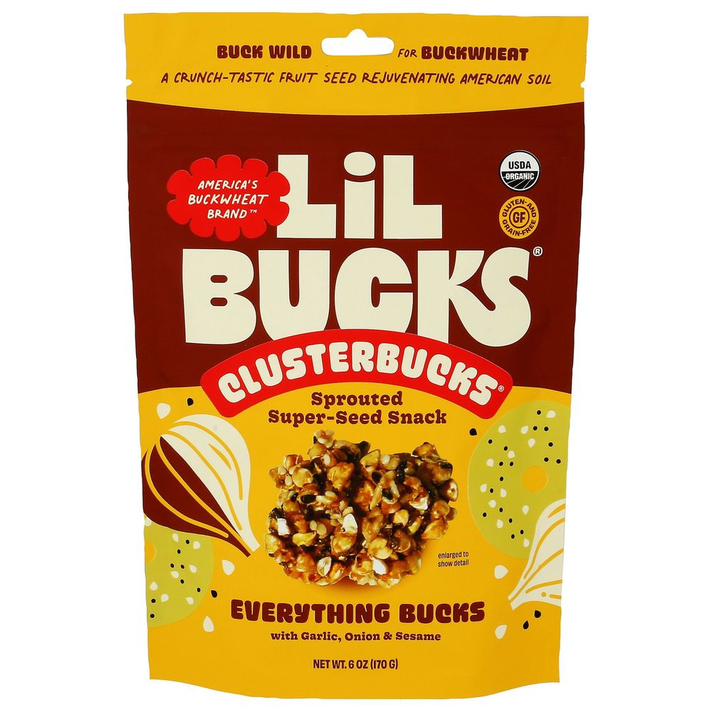 Lil Bucks Organic Everything Clusterbucks, 6 Ounce -- 6 Per Case