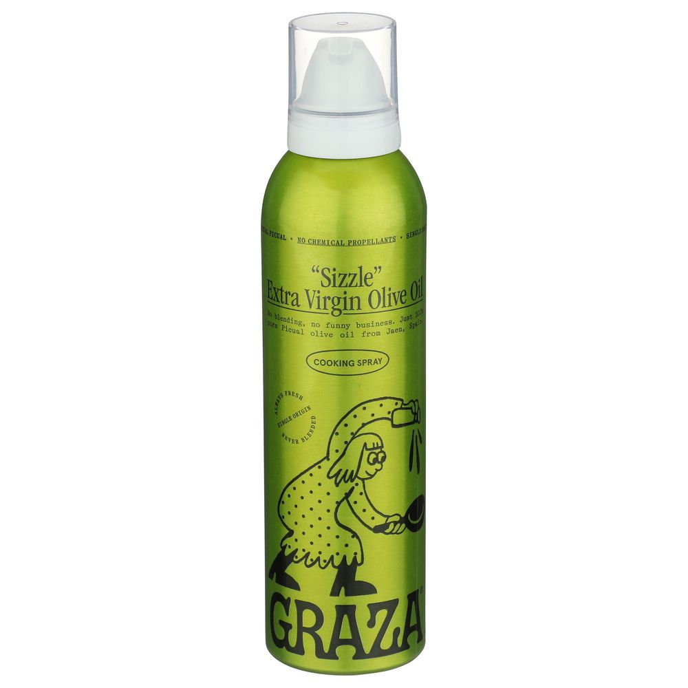 Graza Sizzle Extra Virgin Olive Oil Cooking Spray, 5 Fluid Ounce -- 12 Per Case