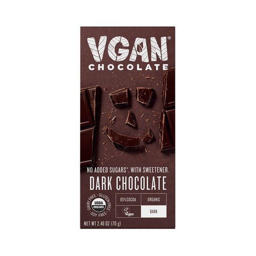 Vgan Dark Chocolate Bar, 2.46 Ounce -- 6 Per Case