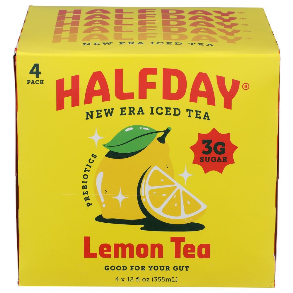 Halfday Lemon Iced Tea, 12 Fluid Ounce -- 24 Per Case