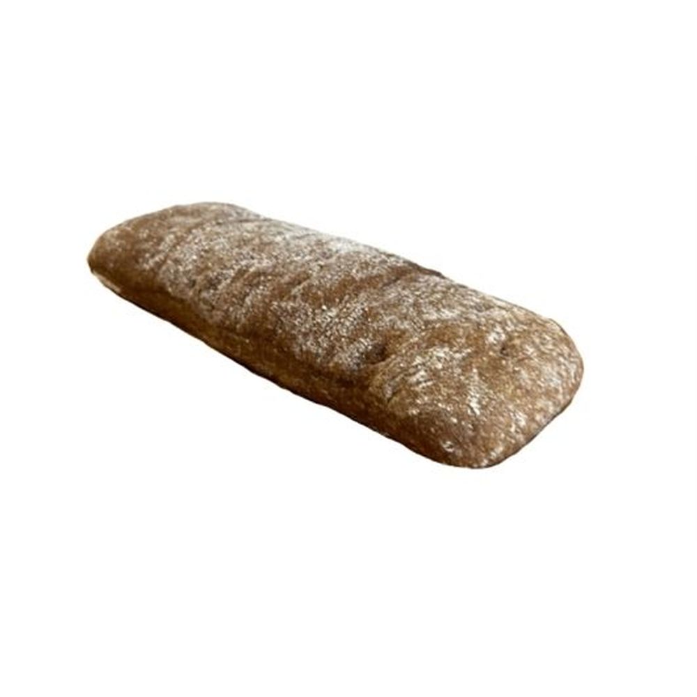 Bread Man Baking Unsliced 10 X 4 Ciabatta Wheat Roll, 12 Count