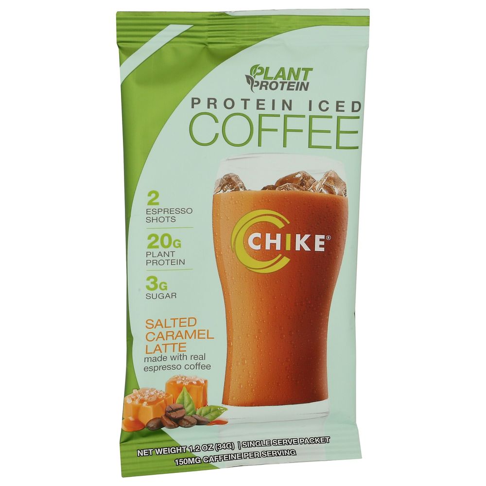 Chike Toasted Salted Caramel Latte Protein Iced Coffee, 1.2 Ounce -- 12 Per Case