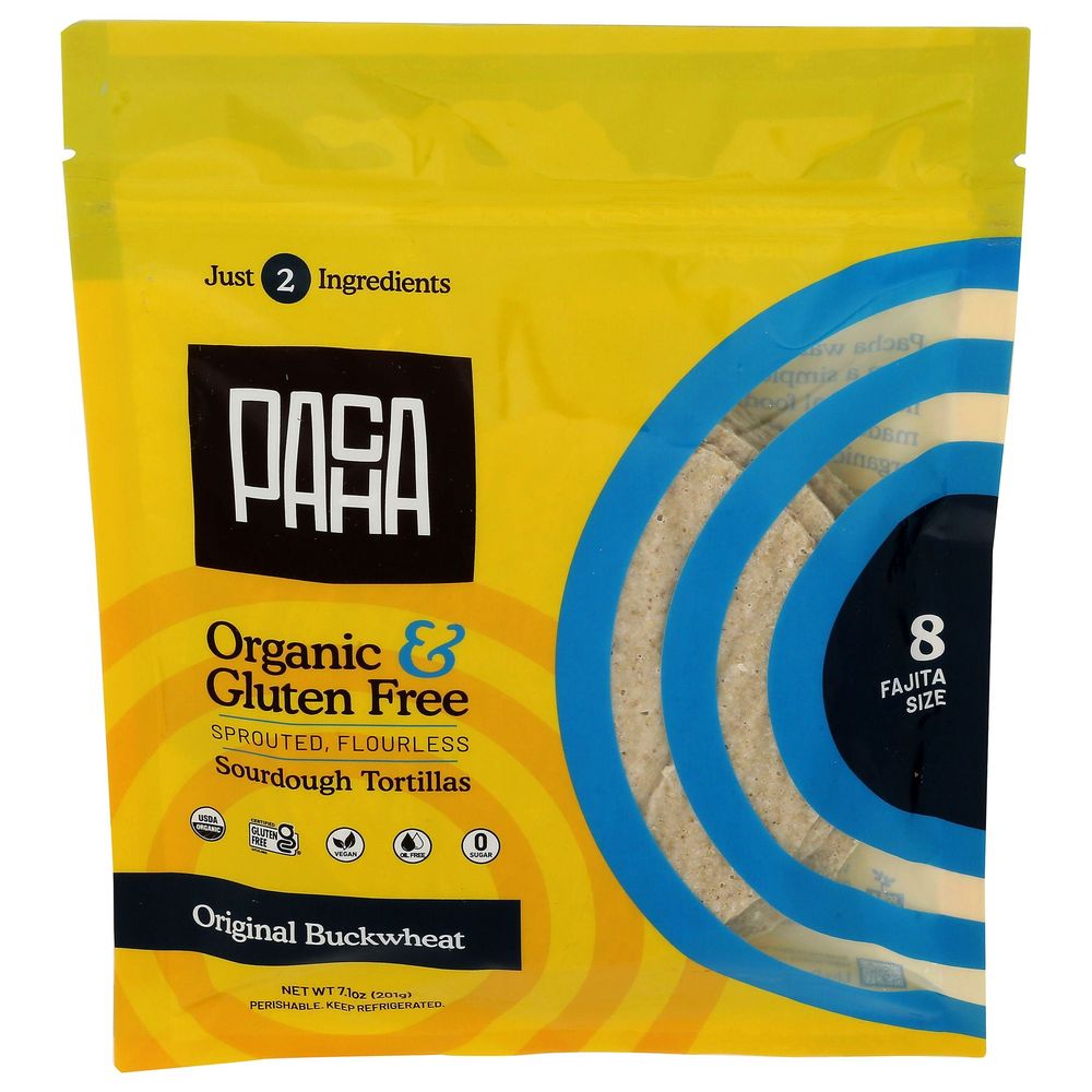 Organic and Gluten Free Original Buckwheat Sourdough Tortilla