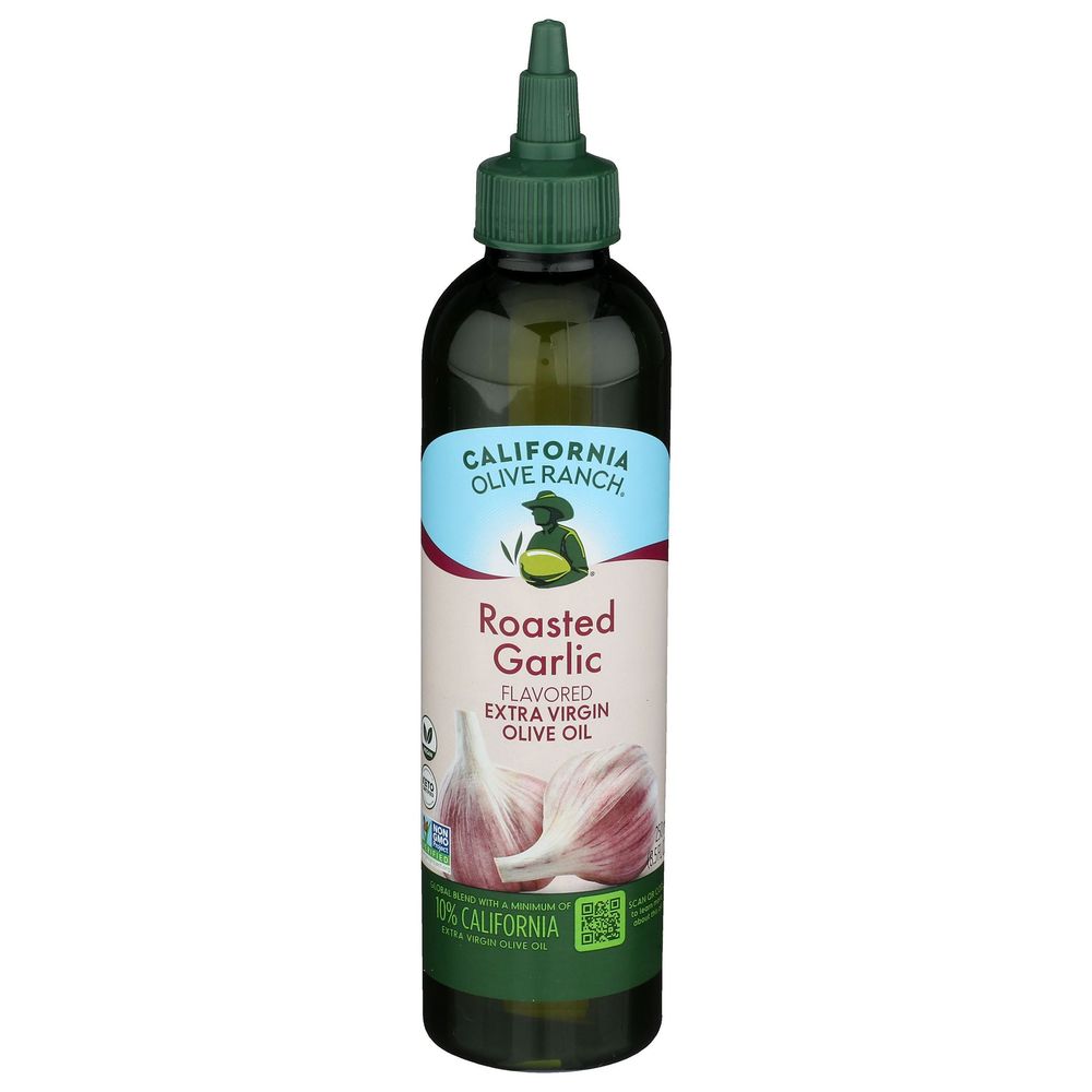 California Olive Ranch Roasted Garlic Flavored Extra Virgin Olive Oil, 8.5 Fluid Ounce -- 6 Per Case