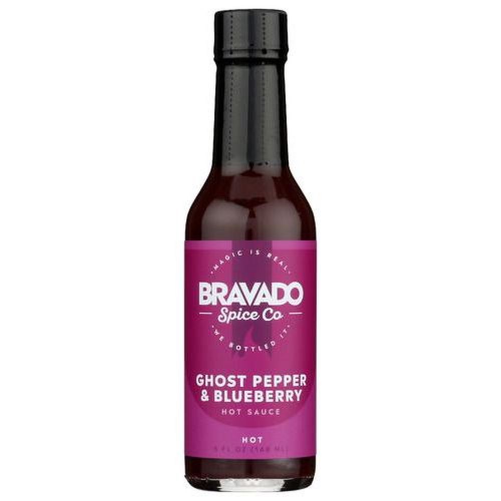 Bravado Spice Hot Ghost Pepper And Blueberry Hot Sauce, 5 Fluid Ounce -- 6 Per Case