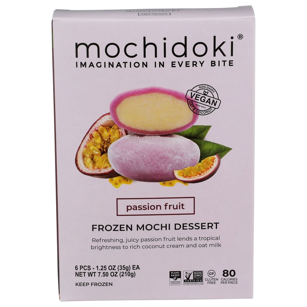 Mochidoki Passion Fruit Mochi Ice Cream, 7.5 Ounce -- 6 Per Case