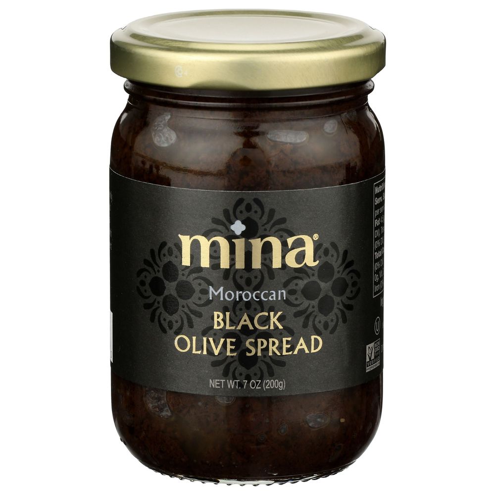 Mina Black Olive Spread, 7 Ounce -- 6 Per Case