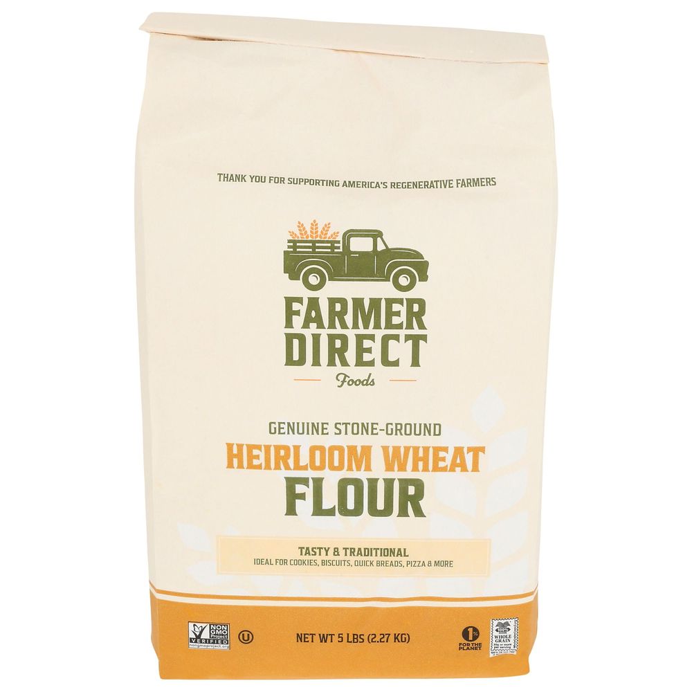 Farmer Direct Foods Heirloom Wheat Flour, 5 Pound -- 8 Per Case