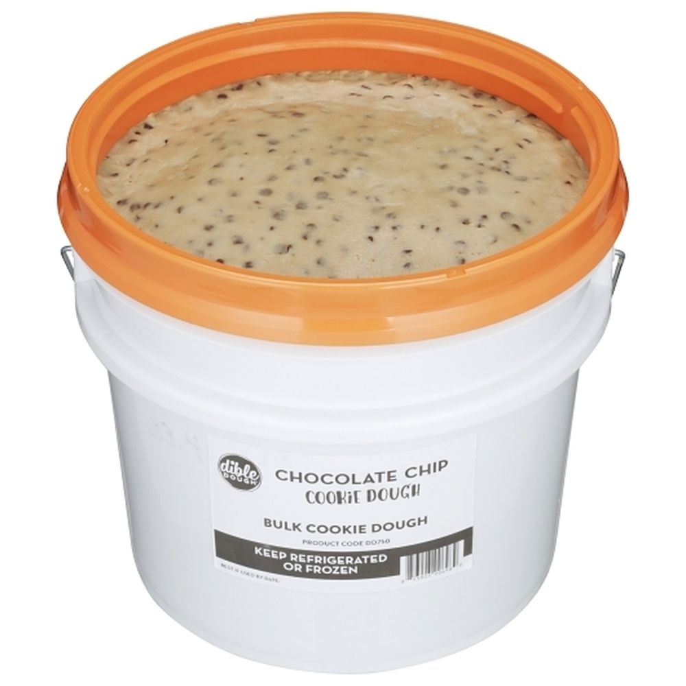 Dible Dough Chocolate Chip Edible Cookie Dough, 30 Pound Bucket