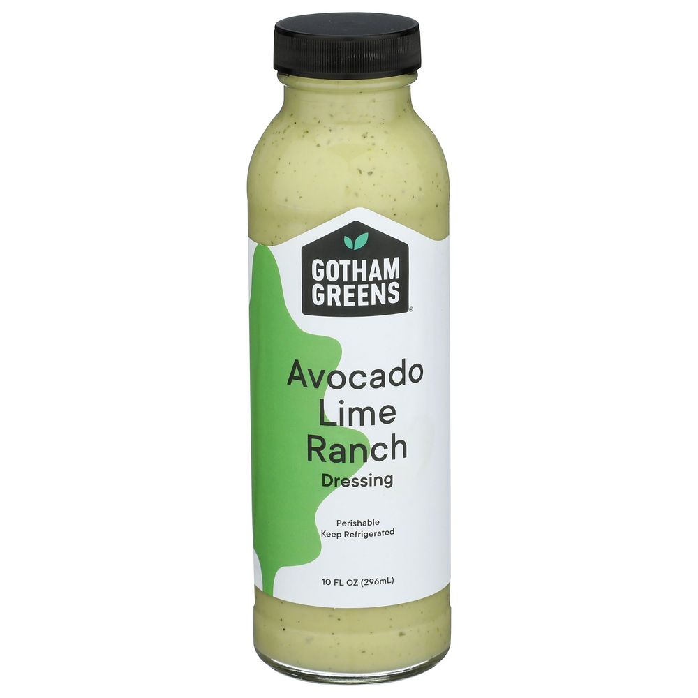 Gotham Greens Avocado Lime Ranch Dressing, 10 Fluid Ounce -- 6 Per Case