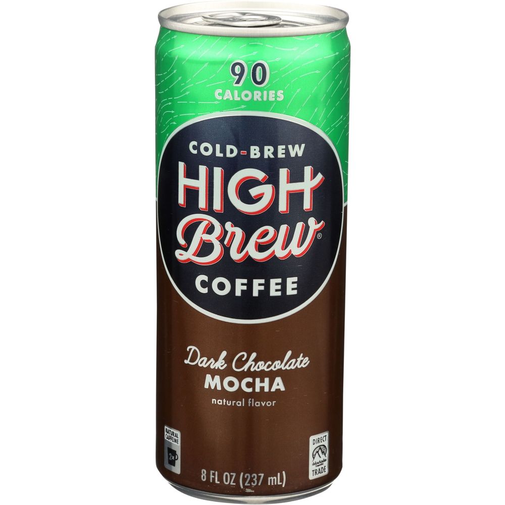 High Brew Dark Chocolate Mocha Cold Brew Coffee, 8 Fluid Ounce -- 12 Per Case