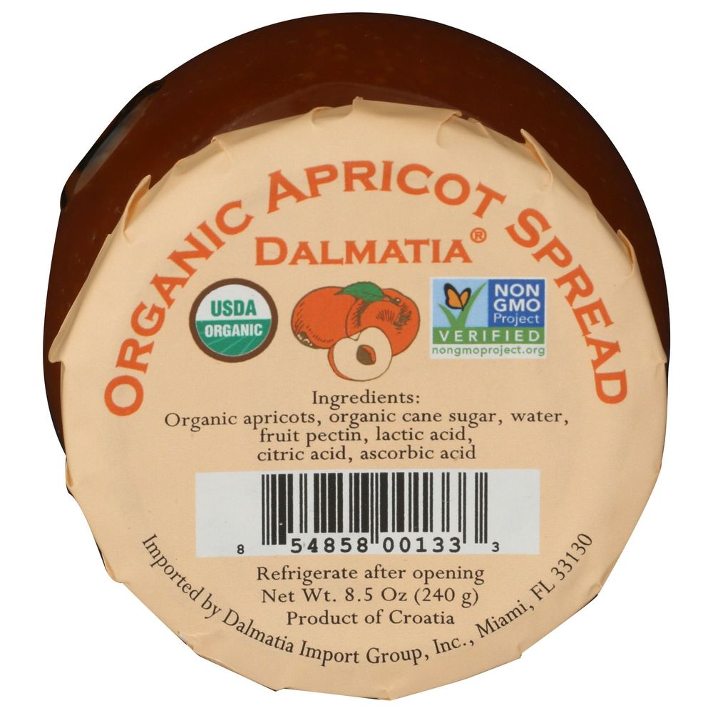 Organic Apricot Spread