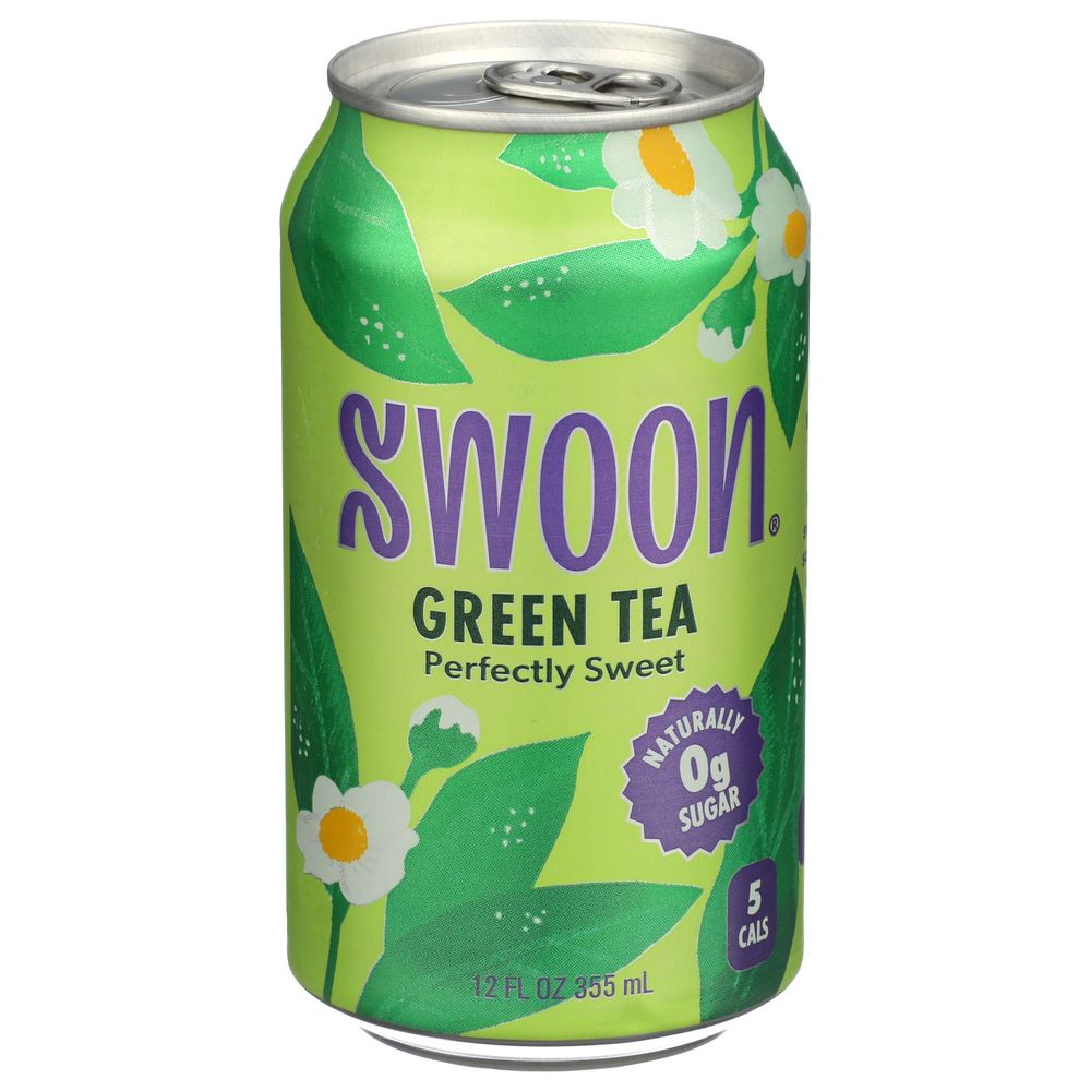 Swoon Perfectly Sweet Green Tea, 12 Ounce -- 12 Per Case