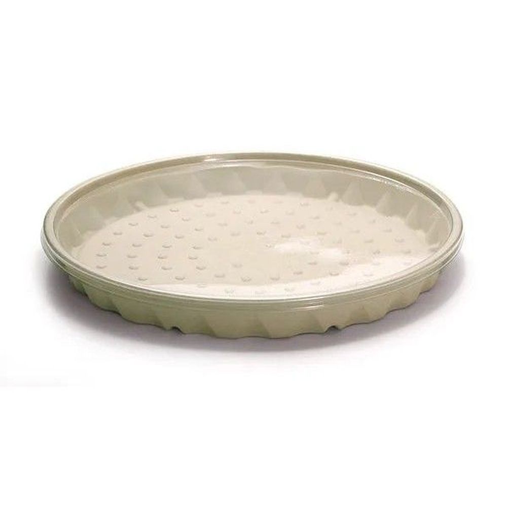 Ultra Green 14 Inch Clear Recycled Pet Flat Lid For Treesaver Pizza Pans -- 100 Per Case
