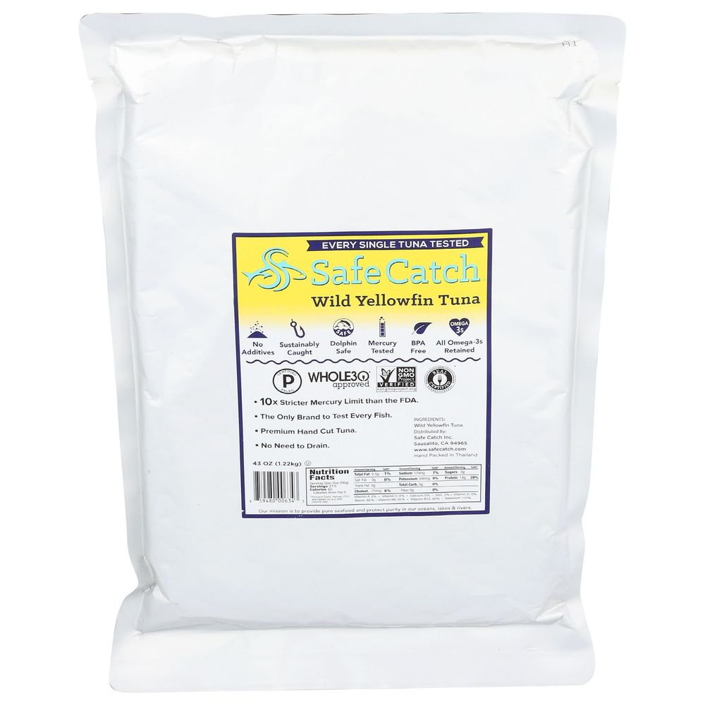 Safe Catch Wild Yellowfin Tuna, 43 Ounce -- 6 Per Case