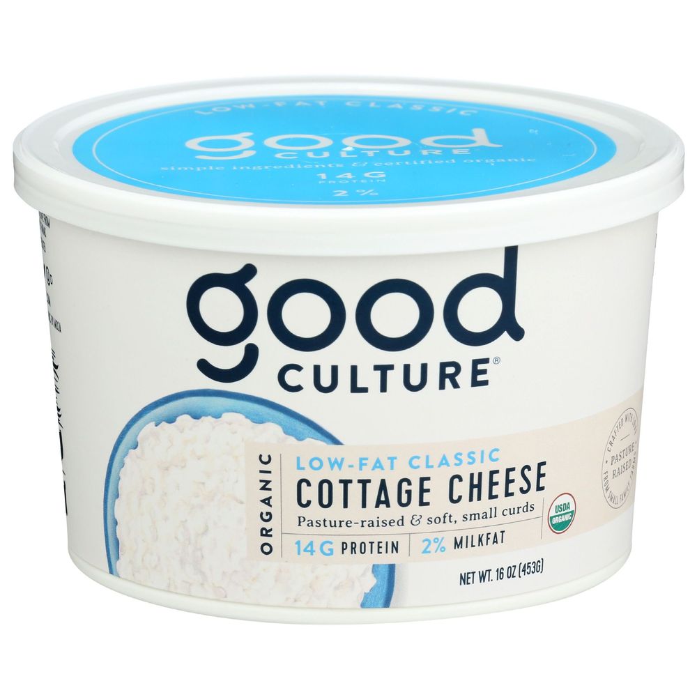 Good Culture Organic Classic Low Fat Cottage Cheese, 16 Ounce -- 12 Per Case