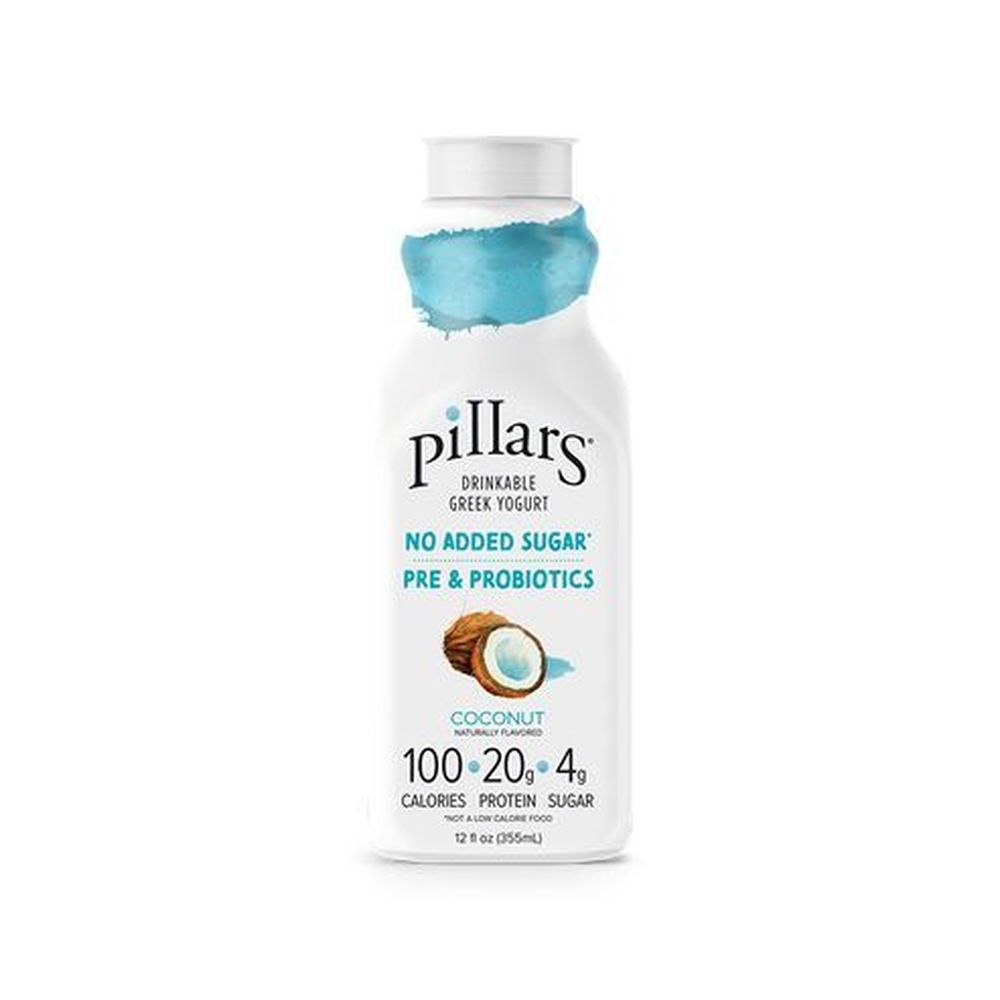 Pillars Coconut Drinkable Greek Yogurt, 12 Fluid Ounce -- 8 Per Case