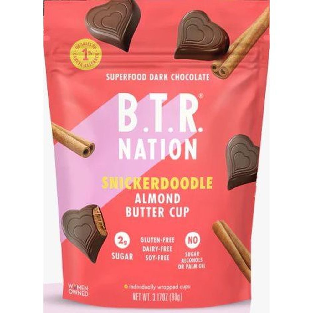 Dark Chocolate Snickerdoodle Almond Butter Hearts